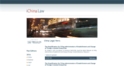Desktop Screenshot of ichinalaw.com